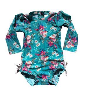 NWOT Rufflebutts One Piece Bathing Suit with Zipper